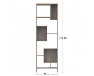 Vysoký regál Buket B1 - dub sonoma