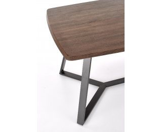 Jedálenský stôl Caruzzo - dub orechový / grafit
