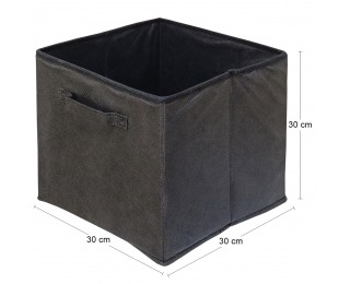 Skladací úložný box Catamo - čierna