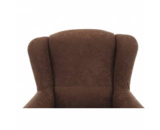 Kreslo (ušiak) Charlot - hnedá