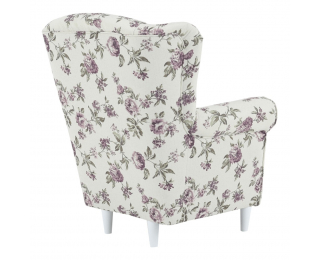 Kreslo (ušiak) Charlot - rose 18