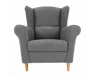 Kreslo (ušiak) Charlot - sivá