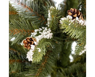 Vianočný stromček Christee 1 120 cm - zelená / biela