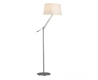 Stojacia lampa Cinda Typ 7 F3031 - strieborná / biela