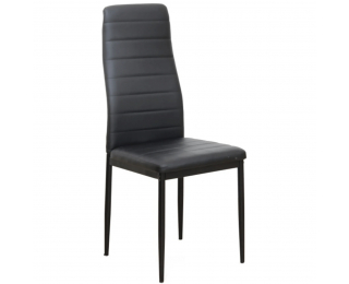 Jedálenská stolička Coleta Nova - čierna / čierna