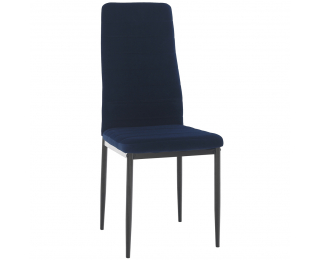 Jedálenská stolička Coleta Nova - modrá (Velvet) / čierna
