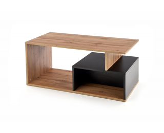 Konferenčný stolík Combo - dub wotan / čierna