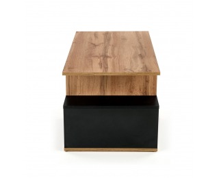 Konferenčný stolík Combo - dub wotan / čierna Konferenčný stolík Combo - dub wotan / čierna