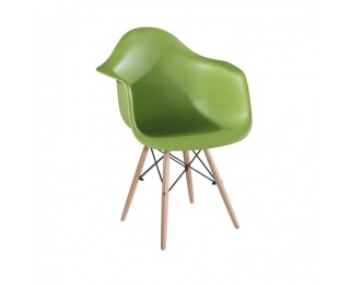 Jedálenská stolička Damen New - zelená / buk