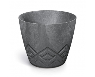 Plastový kvetináč DARE240E425U 23,8 cm - marengo