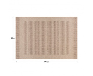 Terasový koberec Dawn Typ 2 120x170 cm - hnedobéžová / vzor