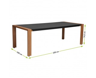 Hliníkový záhradný set Deborita - prírodná / tmavosivá Hliníkový záhradný set Deborita - prírodná / tmavosivá