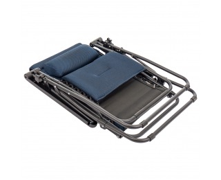 Záhradné lehátko Deluxe 3D - tmavomodrá Záhradné lehátko Deluxe 3D - tmavomodrá