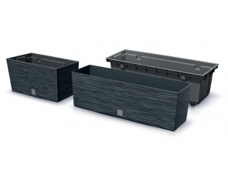 Plastový kvetináč DFC400 39,5 cm - antracit