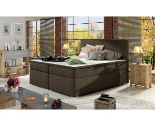 Čalúnená manželská posteľ s úložným priestorom Diana 140 - tmavohnedá Čalúnená manželská posteľ s úložným priestorom Diana 140 - tmavohnedá