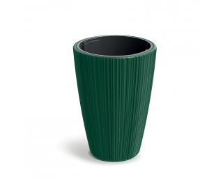 Plastový kvetináč DMOR4002411U 39 cm - tmavozelená