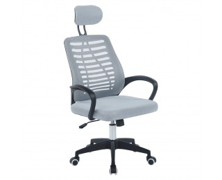 Kancelárske kreslo Edred - sivá / čierna