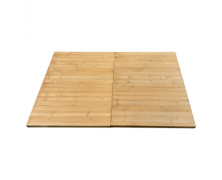 Záhradná skladacia zástena Elady Typ 1 180x120 cm - hnedá