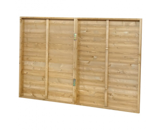 Záhradná skladacia zástena Elady Typ 1 180x120 cm - hnedá