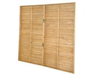 Záhradná skladacia zástena Elady Typ 2 180x180 cm - hnedá