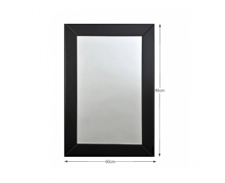 Zrkadlo na stenu Elison Typ 4 - čierna