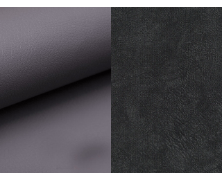 Rohová sedačka U s rozkladom a úložným priestorom Matosino P - sivá (Soft 29) / čierna (Dora 96)