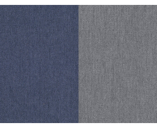 Rohová sedačka s rozkladom a úložným priestorom Oristano L - modrá / sivá