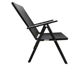 Skladacia stolička Enea - čierna