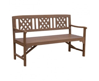 Záhradná lavička Enela - hnedá