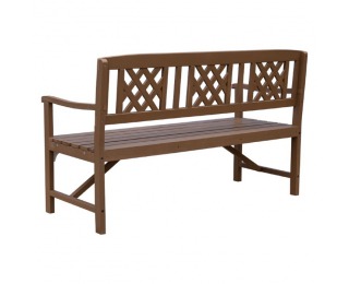 Záhradná lavička Enela - hnedá