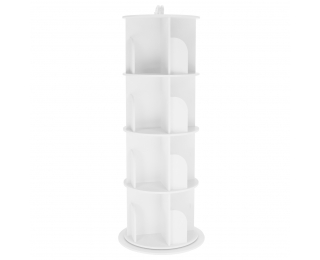 Otočný regál Erion Typ 1 - biela