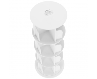 Otočný regál Erion Typ 1 - biela