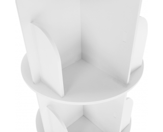 Otočný regál Erion Typ 1 - biela