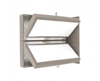 Boxspringová manželská posteľ Ferata TV Komfort 180 - sivohnedá (taupe)