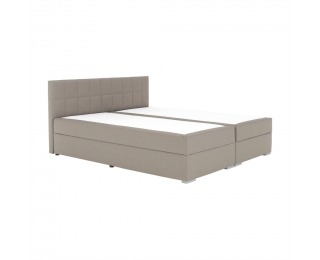 Boxspringová manželská posteľ Ferata TV Komfort 180 - sivohnedá (taupe)