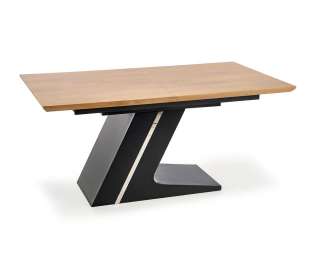 Rozkladací jedálenský stôl Ferguson - dub prírodný / čierna