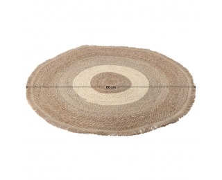 Okrúhly koberec Ferno 80 cm - prírodná