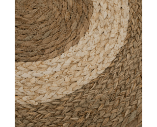 Okrúhly koberec Ferno 80 cm - prírodná