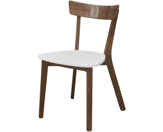 Jedálenská stolička Fiente CH - orech / biela