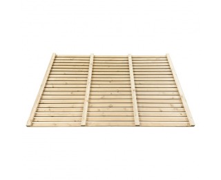 Drevená záhradná zástena Fildo Typ 2 180x120 cm - hnedá