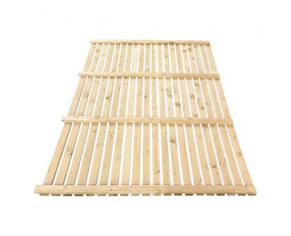 Drevená záhradná zástena Fildo Typ 2 180x120 cm - hnedá