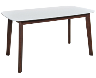 Jedálenský stôl Fiver 137 - orech / biela