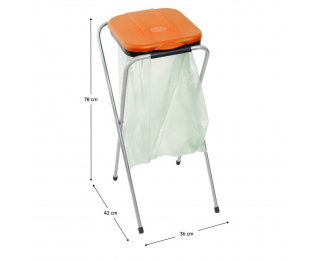 Odpadkový kôš na triedený odpad Fixo 1 - oranžová