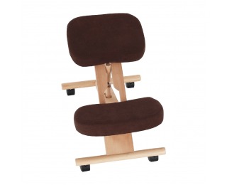 Ergonomická kľakačka Flonet - hnedá / buk