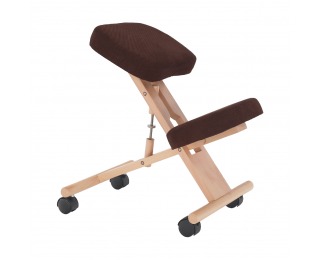 Ergonomická kľakačka Flonet - hnedá / buk