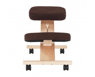 Ergonomická kľakačka Flonet - hnedá / buk