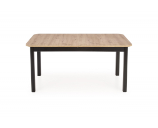 Rozkladací jedálenský stôl Florian - dub artisan / čierna