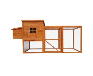 Kurník pre sliepky Furol - hnedá / zelená