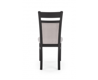 Jedálenská stolička Gerard 2 - čierna / svetlosivá