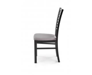 Jedálenská stolička Gerard 6 - čierna / svetlosivá